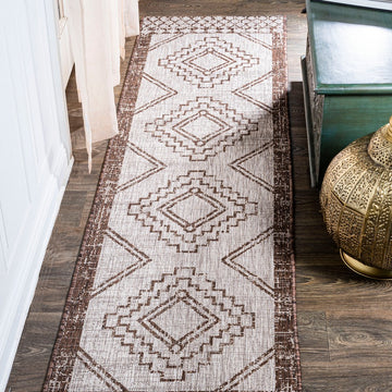 Marokko Diamond Tribal Medallion Indoor/outdoor Area Rug